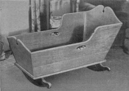 Free Early American Baby Cradle Plan