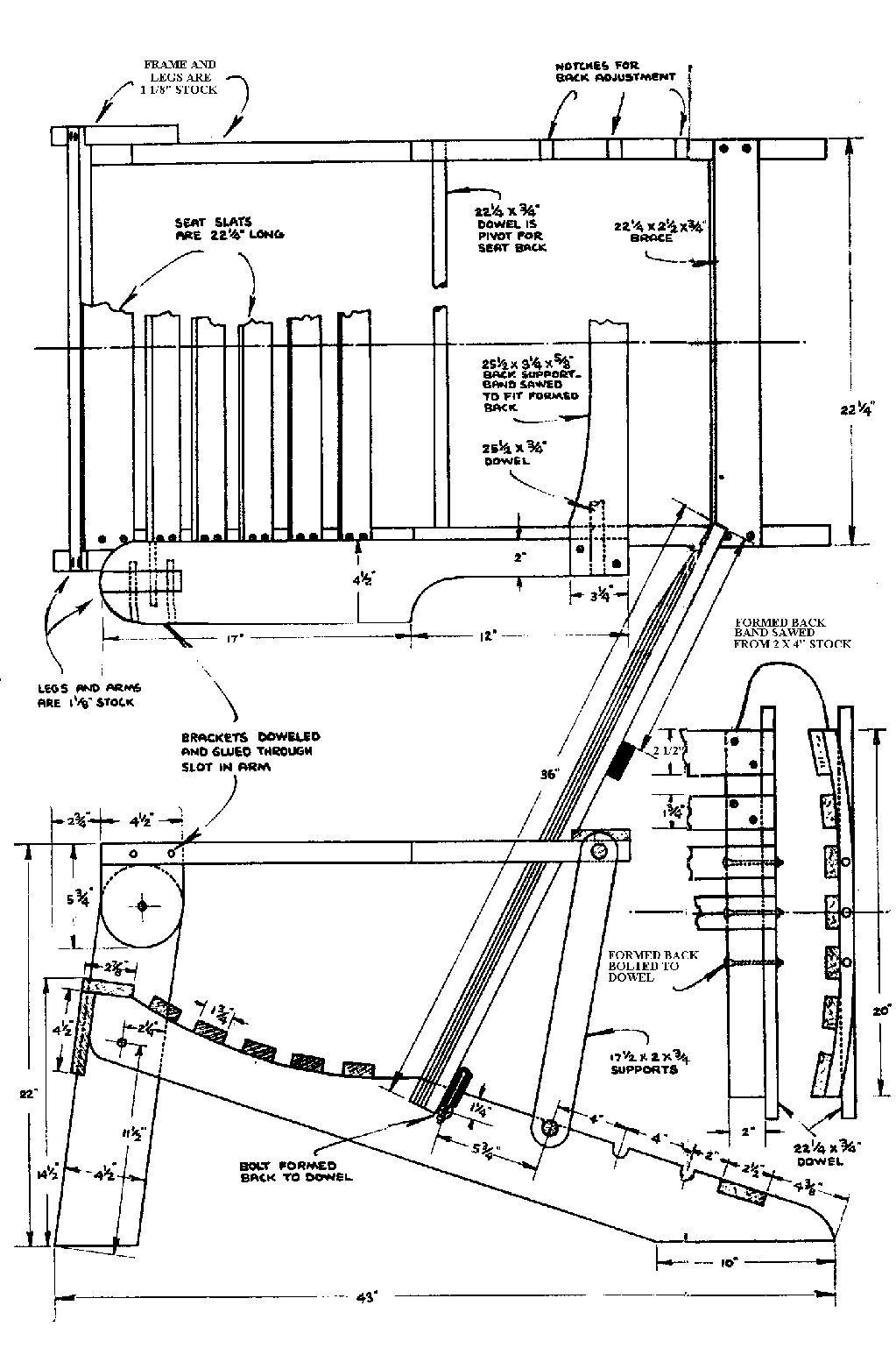 Adirondack Chair Plans