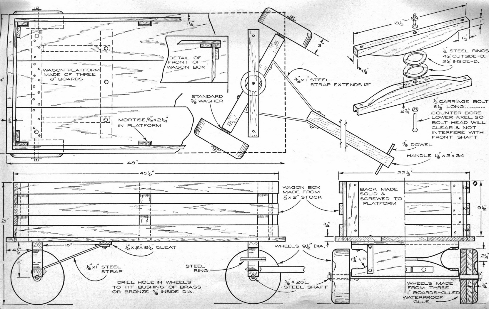 Wood Wagon Plans