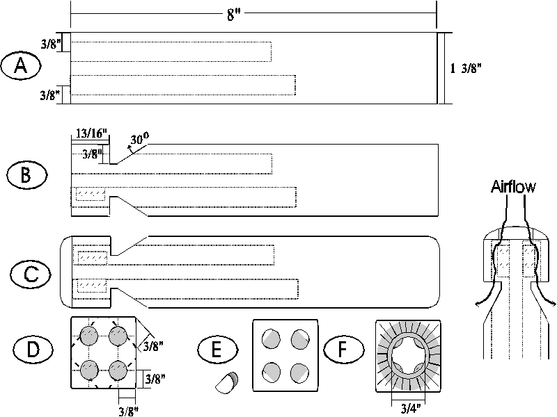 Wooden Train Whistle Plans