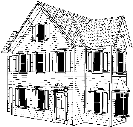 Victorian Barbie Doll House Woodworking Plan.